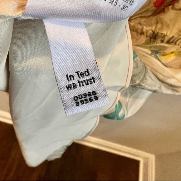 Ted Baker London Floral Bird Dress size 1 / XS - Picture 8 of 9